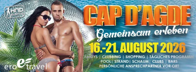 Erotravel HnD Cap d`Agde Urlaub 2026