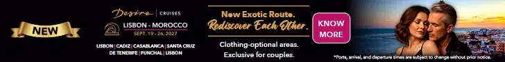Erotravel Desire Lisbon Marocco Cruise 2027